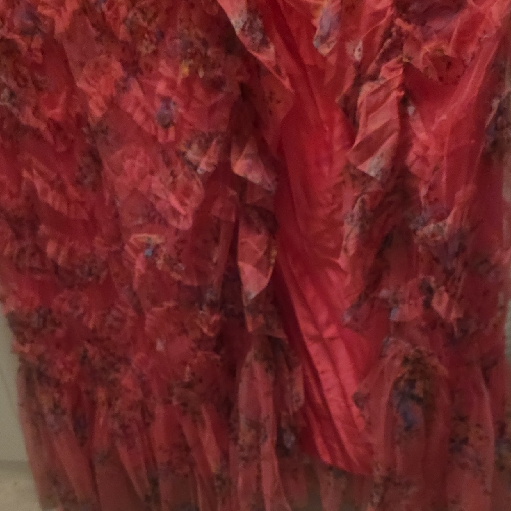 Floral Ruffled Off-Shoulder Dress - Picture 3 of 4
